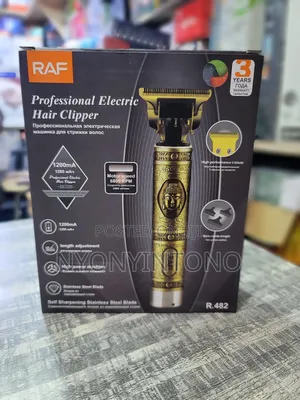Raf Rechargeable Golden Cordless Hair Clipper
