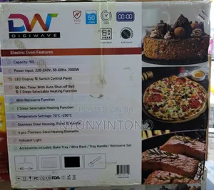Digi Wave 50liters Automatic Electric Oven With Timer