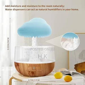 Xo Hf10 Raining Clouds Colorful Lights Humidifier