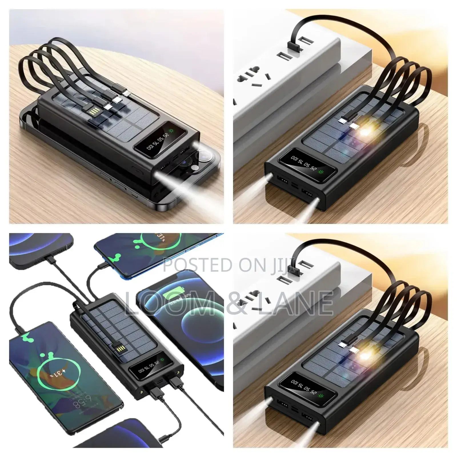 Treqa 30000mah Capacity Solar Energy Power Bank