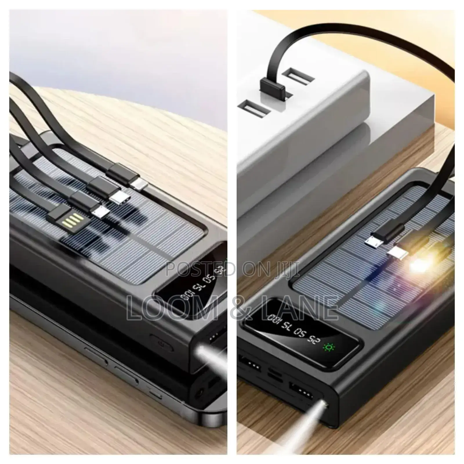 Treqa 30000mah Capacity Solar Energy Power Bank