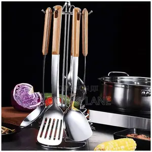 Kitchen Use Utensils Set With a Stand