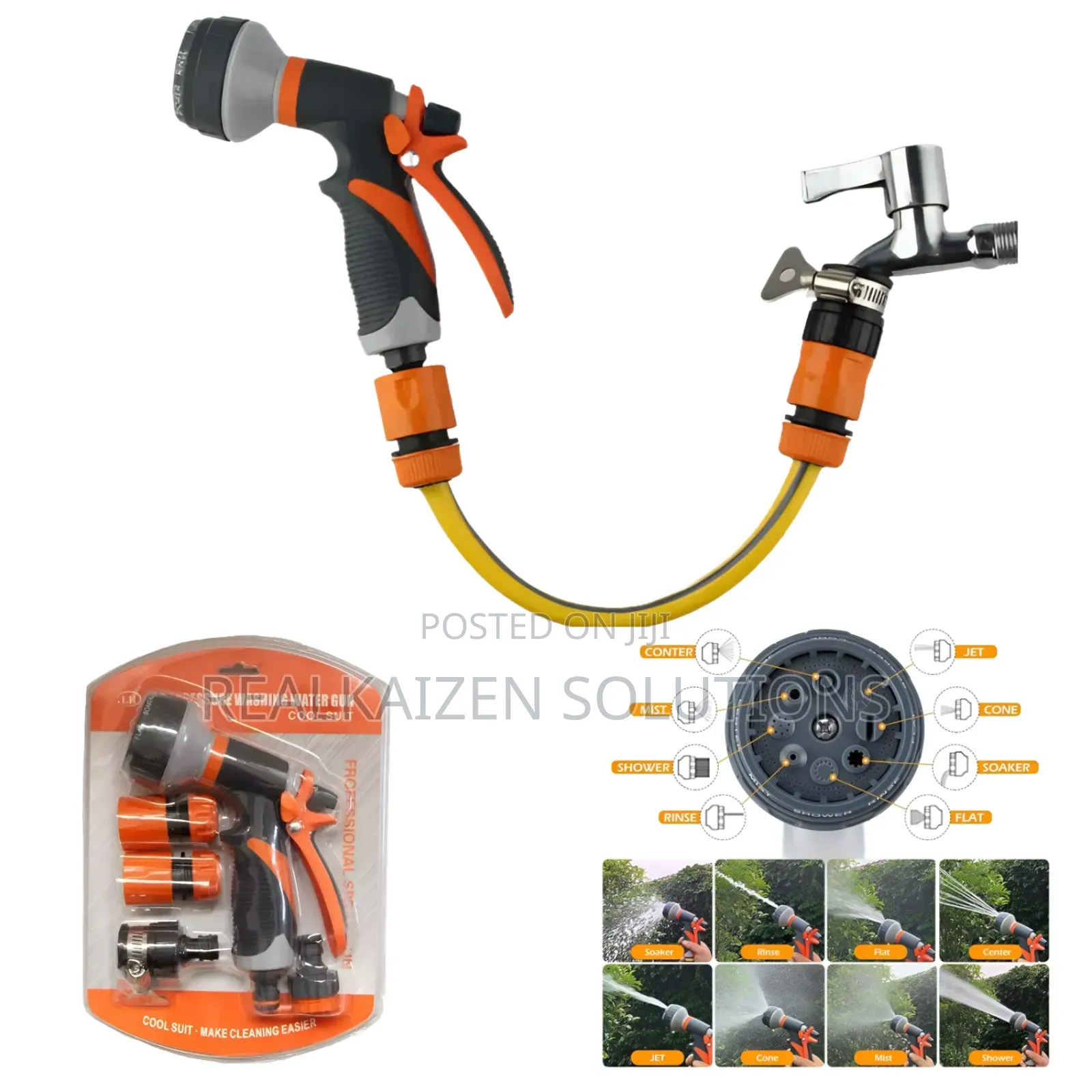 Cool Suit Pressure Washing Water Gun With Hose Connectors