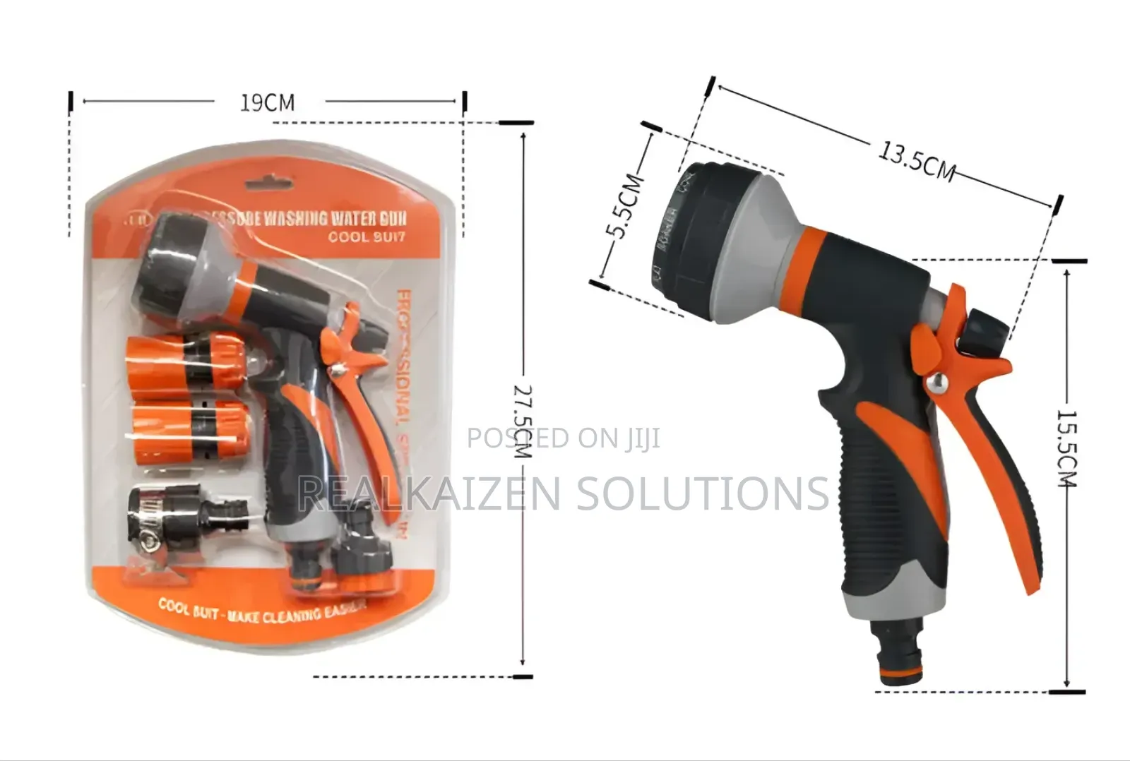 Cool Suit Pressure Washing Water Gun With Hose Connectors