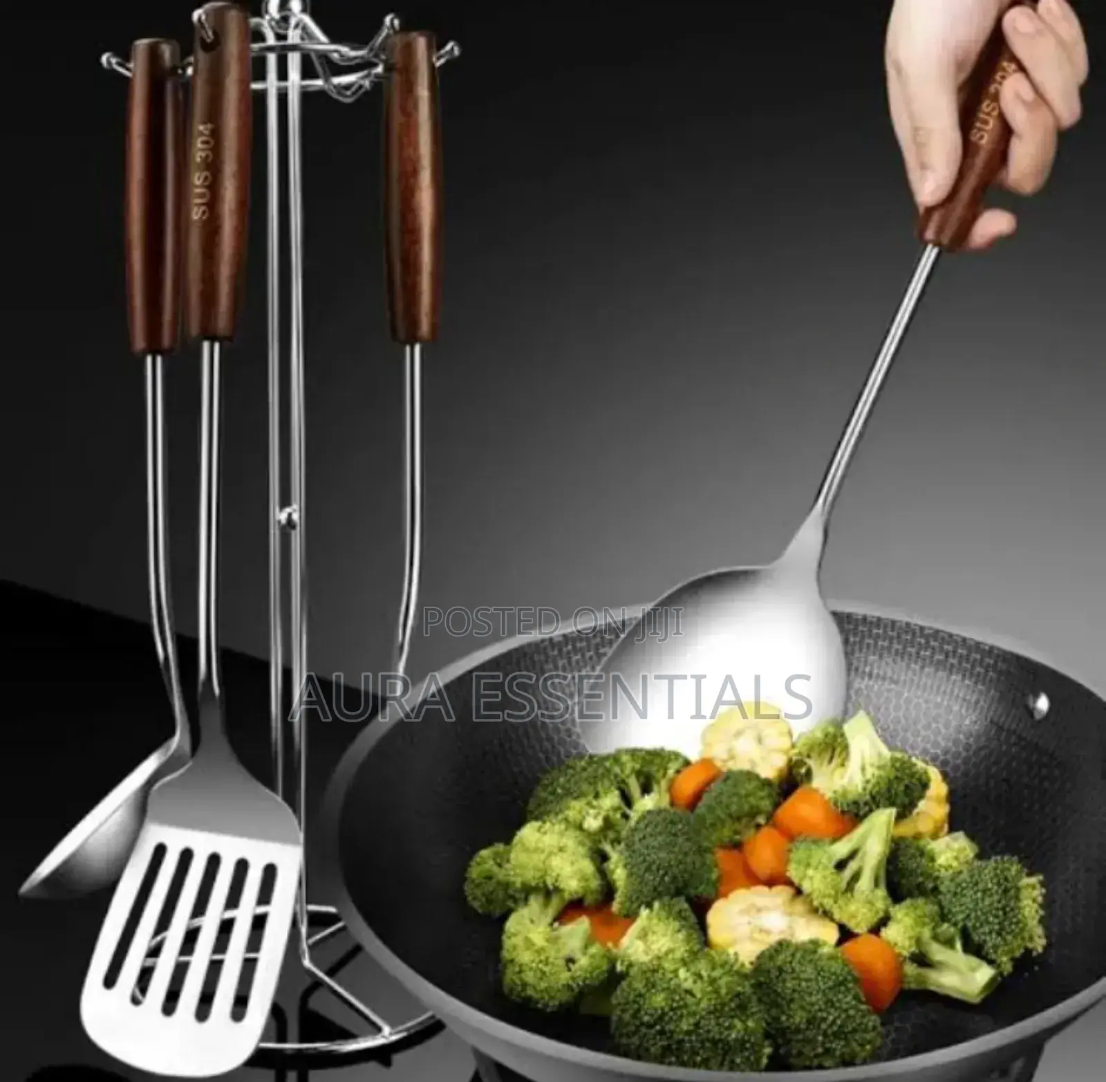 New Elegant Kitchen Utensils Cooking Spoon Set