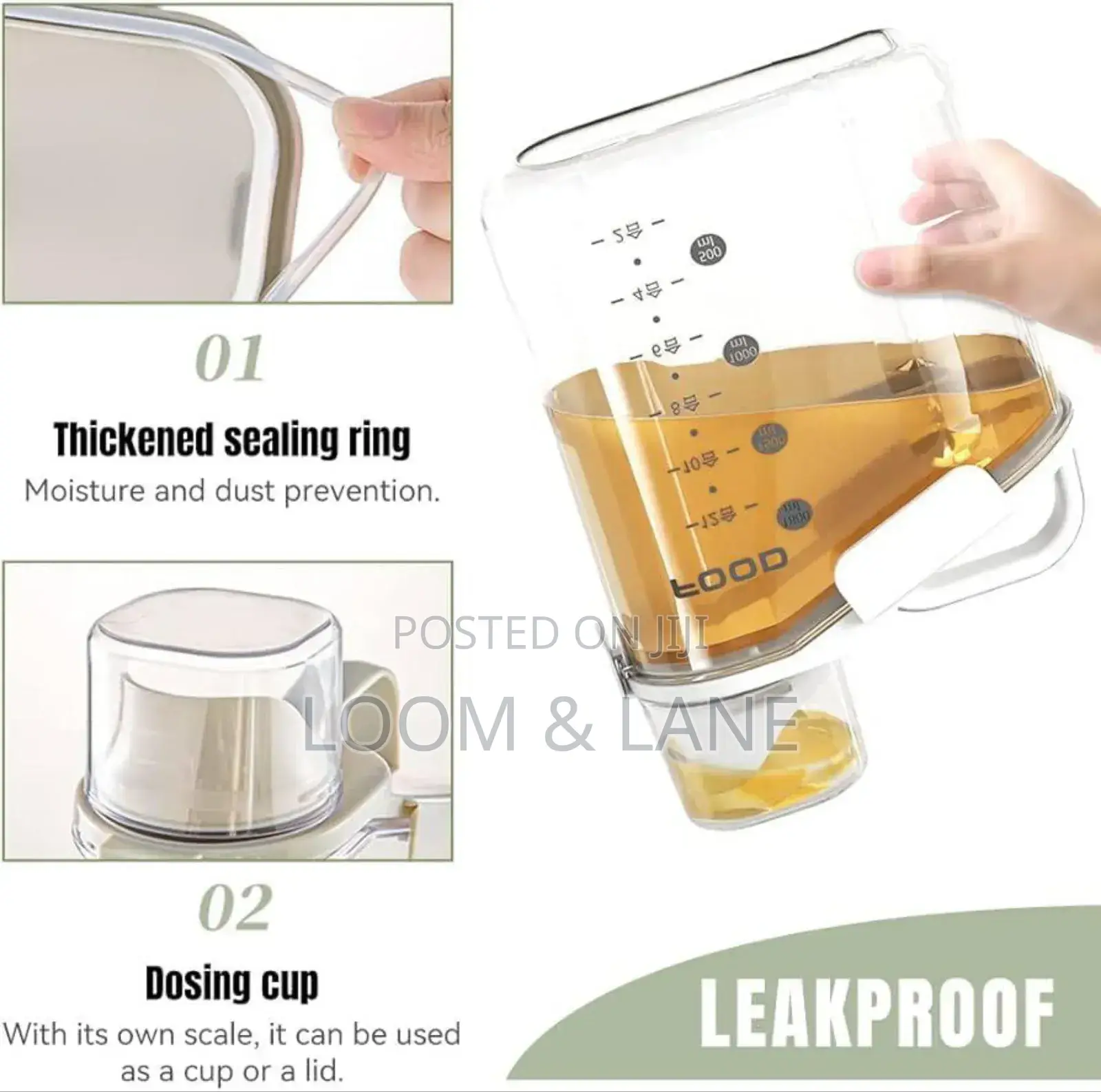 New Advanced Leak-Proof Cereal Storage Container