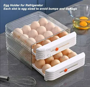Double Layer Egg Holder for Refrigerator