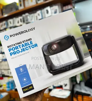 Powerology Rotating Stand Portable Projector