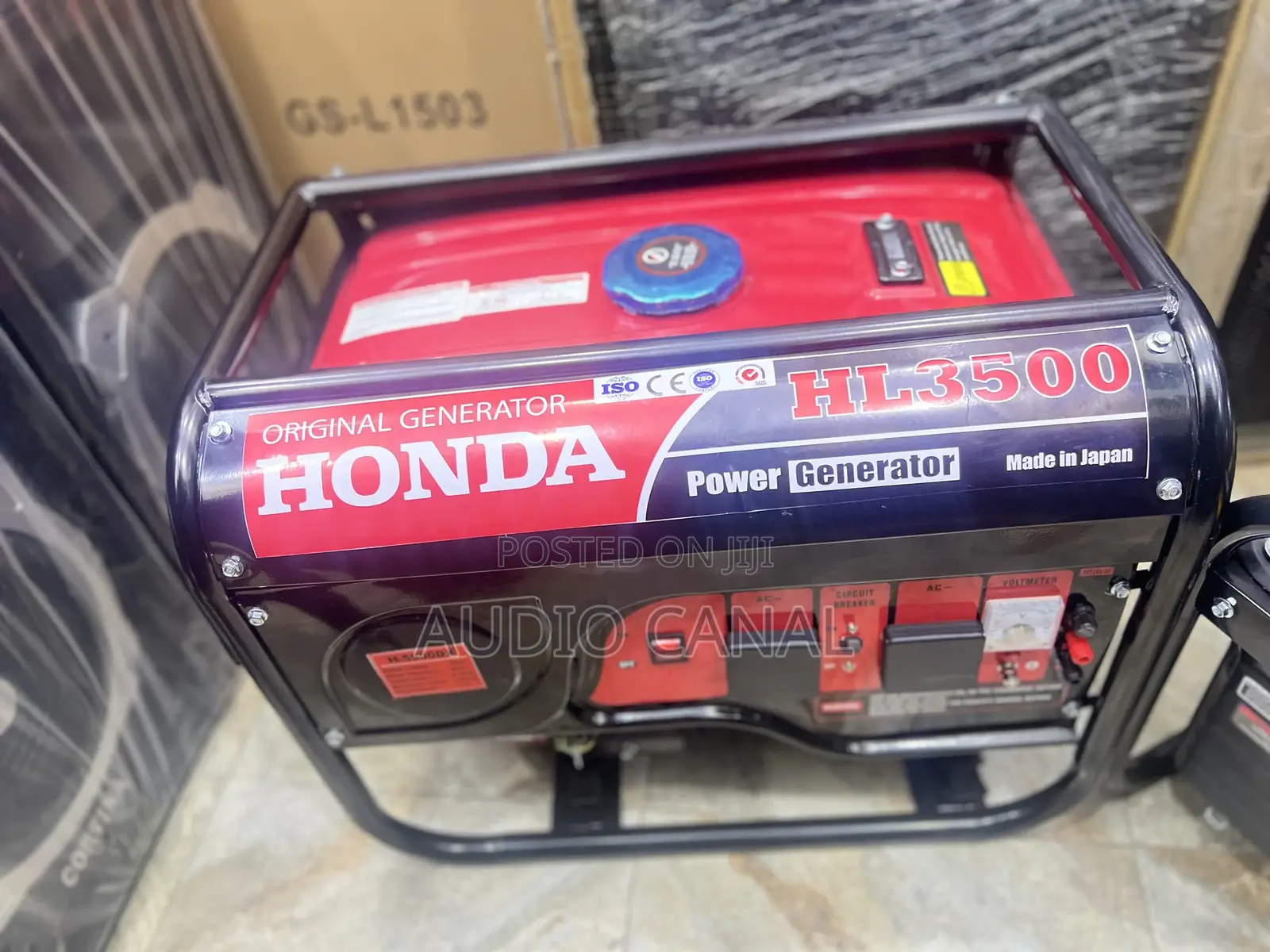 Honda Model Hl3500 Genarator