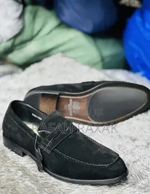 Original Black Suede Franco Banetti Loafers