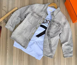 Appliqued Jean Shirt