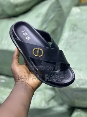 Original Men’S Luxury Dior Cross Leather Sandals