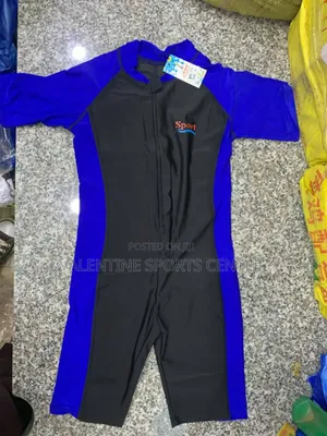 Blue Colors With Black Colour Swimming Costume for Kids