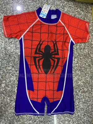Red Colour With White Blue Color for Swimming Costume