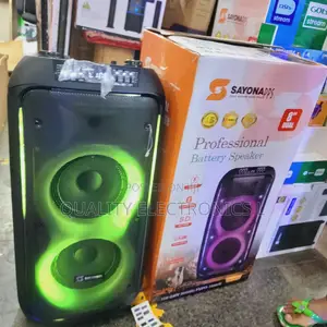 Sayona 8" Portable Bluetooth Speaker.