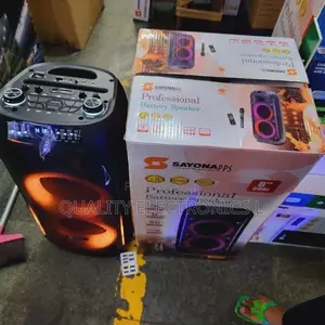 Sayona 8" Portable Bluetooth Speaker.