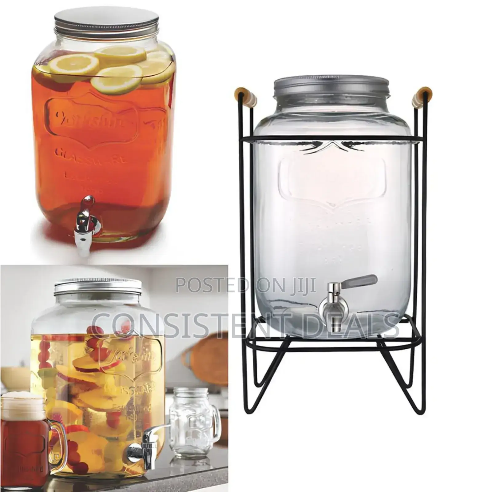 Glass Juice Dispenser 8l