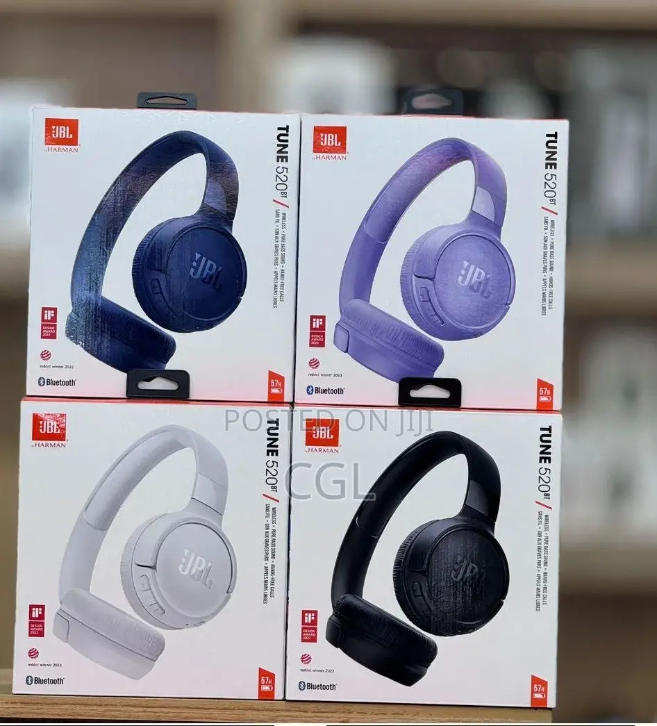 JBL Bluetooth Headphones JBL Tune 520 Headsets