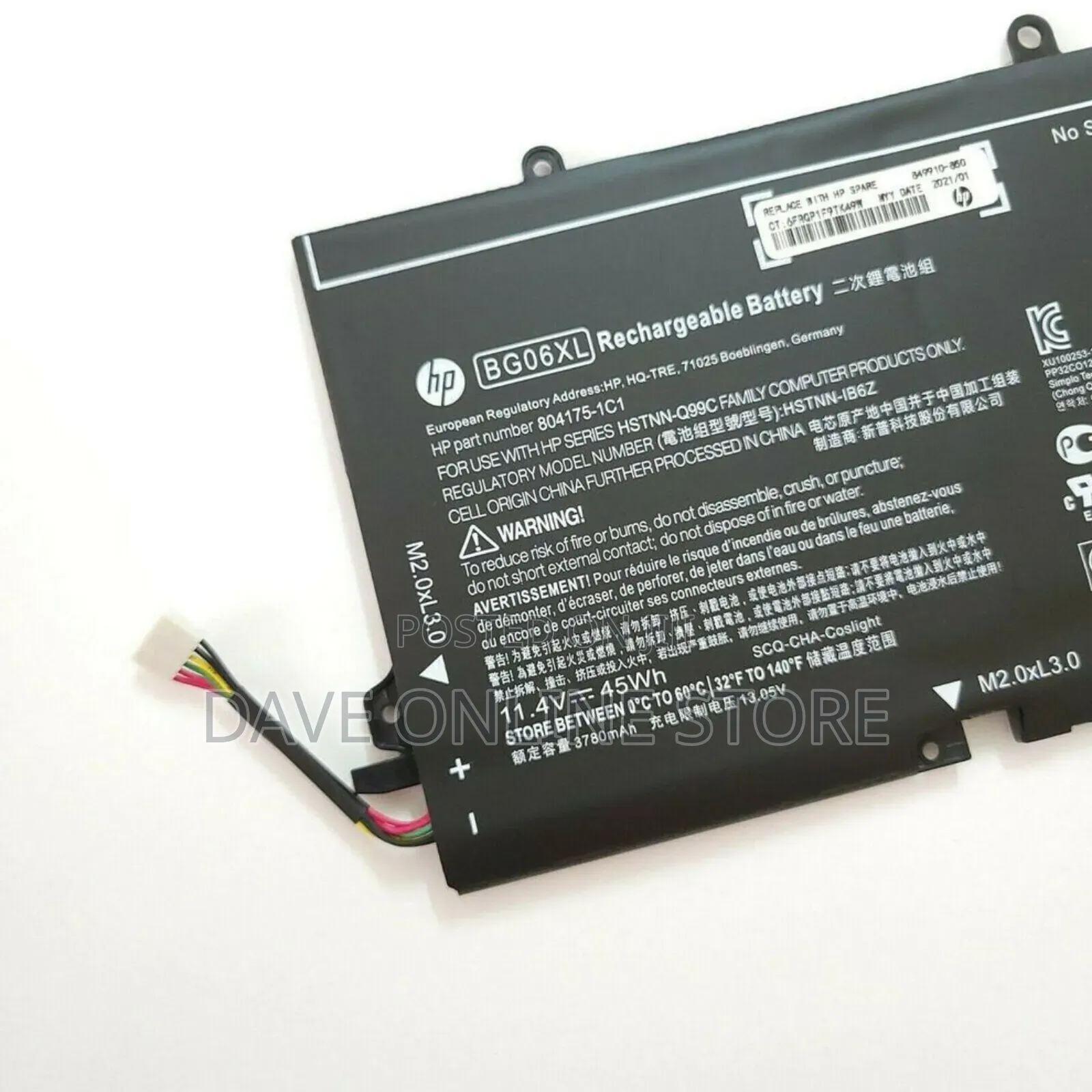 Hp Folio 1040 G3 (Bg 06xl) Laptop Battery