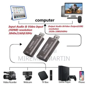 Mini Hd 60hz Hdmi Usb 3.0 Video Capture Card