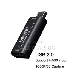 Mini Hd 1080p Hdmi-Compatible Video Capture Card - Black