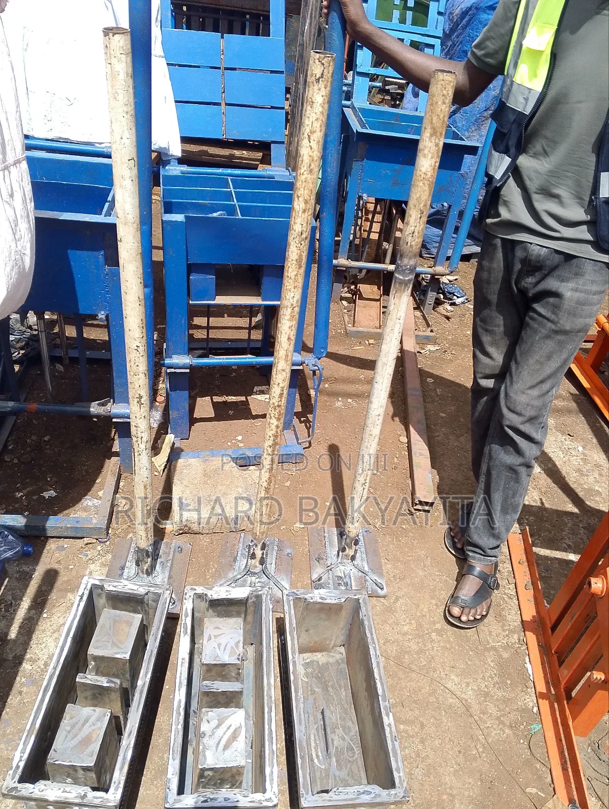Single Manual Brick Making Moulds