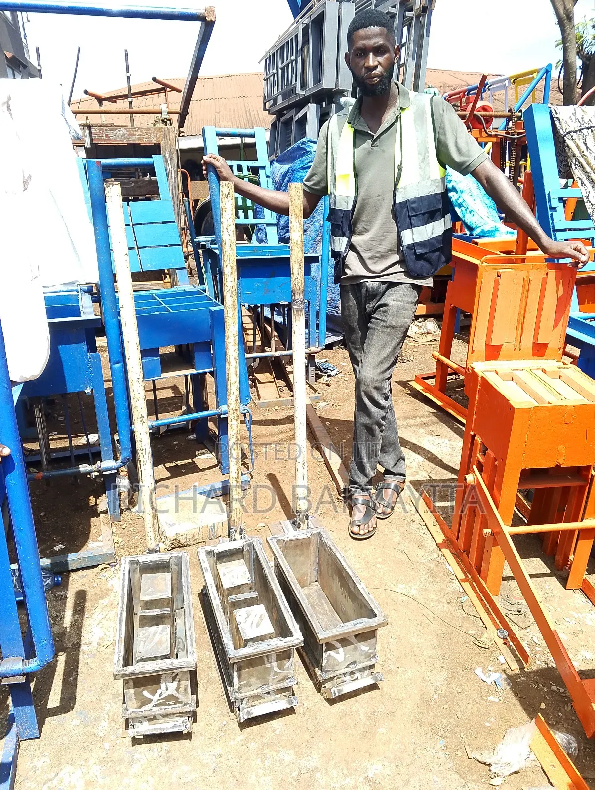 Single Manual Brick Making Moulds