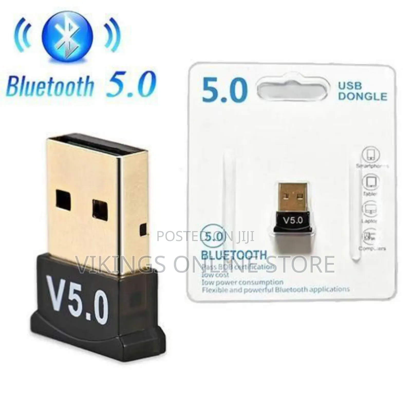 5.0 Bluetooth Dongle - Black