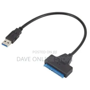 Sata Usb 3.0 Hard Disk Sata Cable Adapter 2.5 Inches -Black