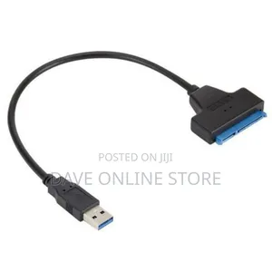 Sata Usb 3.0 Hard Disk Sata Cable Adapter 2.5 Inches -Black