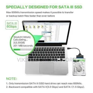 Sata to Usb 3.0 Cable 2.5 Inch SSD Hard Drive Reader-Black