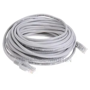 15m Optional Gray Cat5/Cat-5e Ethernet Cable