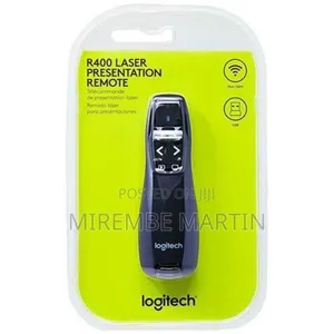 Logitech Wireless Presenter R400 With Laser Pointer - Black