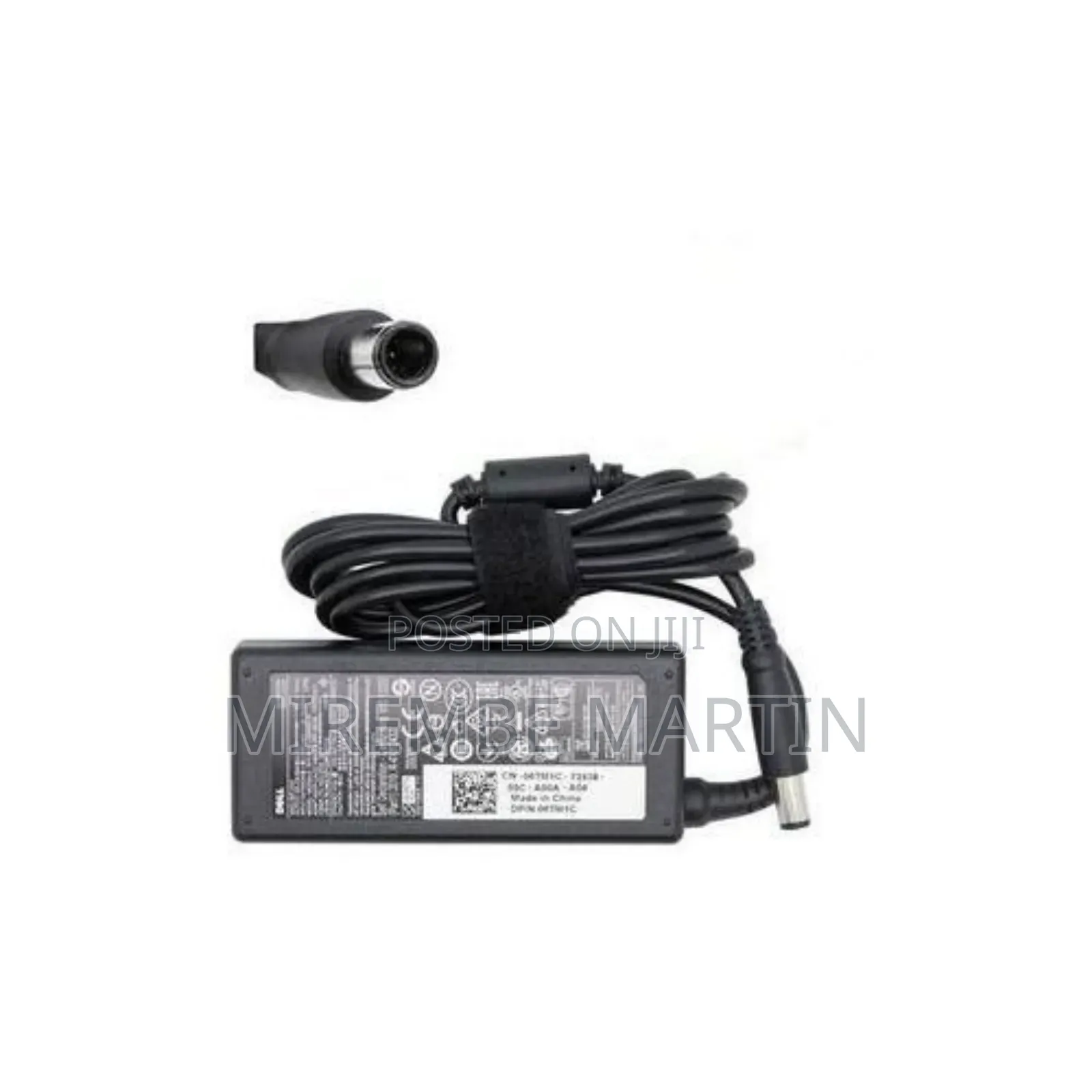 Dell Charger Big Pin 19.5v 65w Adapter Plus Power Cord -
