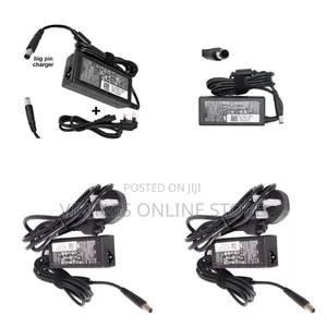 Dell Laptop Charger Big Pin 19.5v 3.34a (7.4 X 5.0mm) -Black