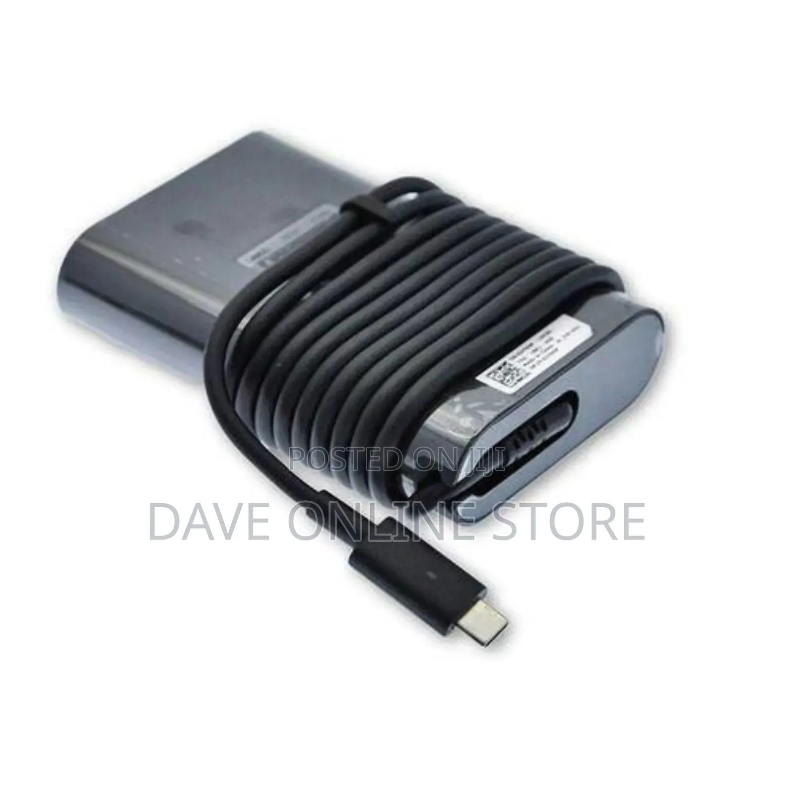 Dell Laptop Charger 65w Type Usb C-Black