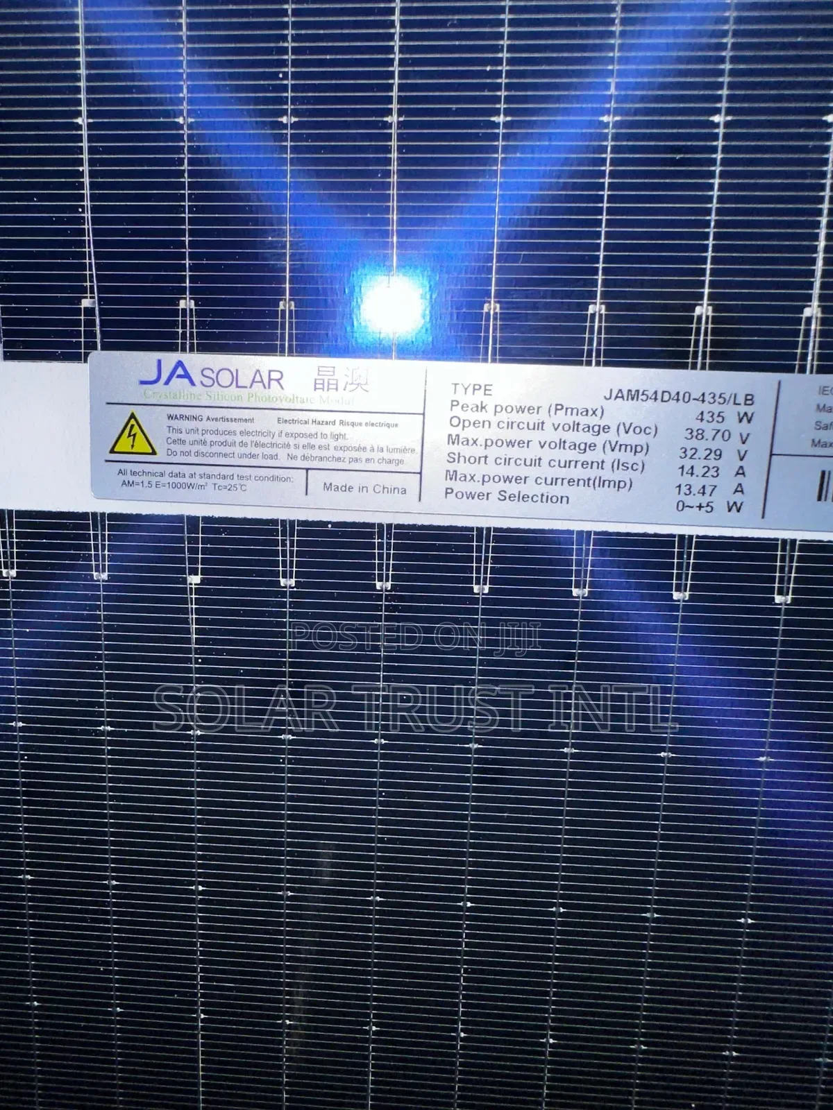 Ja Bifacial Mono Solar Panels