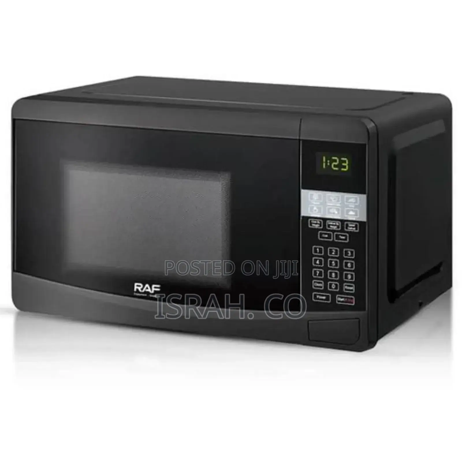 Raf Digital Black High Quality Electric Microwave Oven 20l