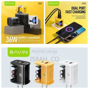 Bavin Transparent 36w Quick Charge 3.0 With Type C Usb Dual