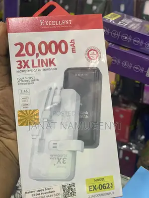 Excellent 2000mah 3x Link Powerbank
