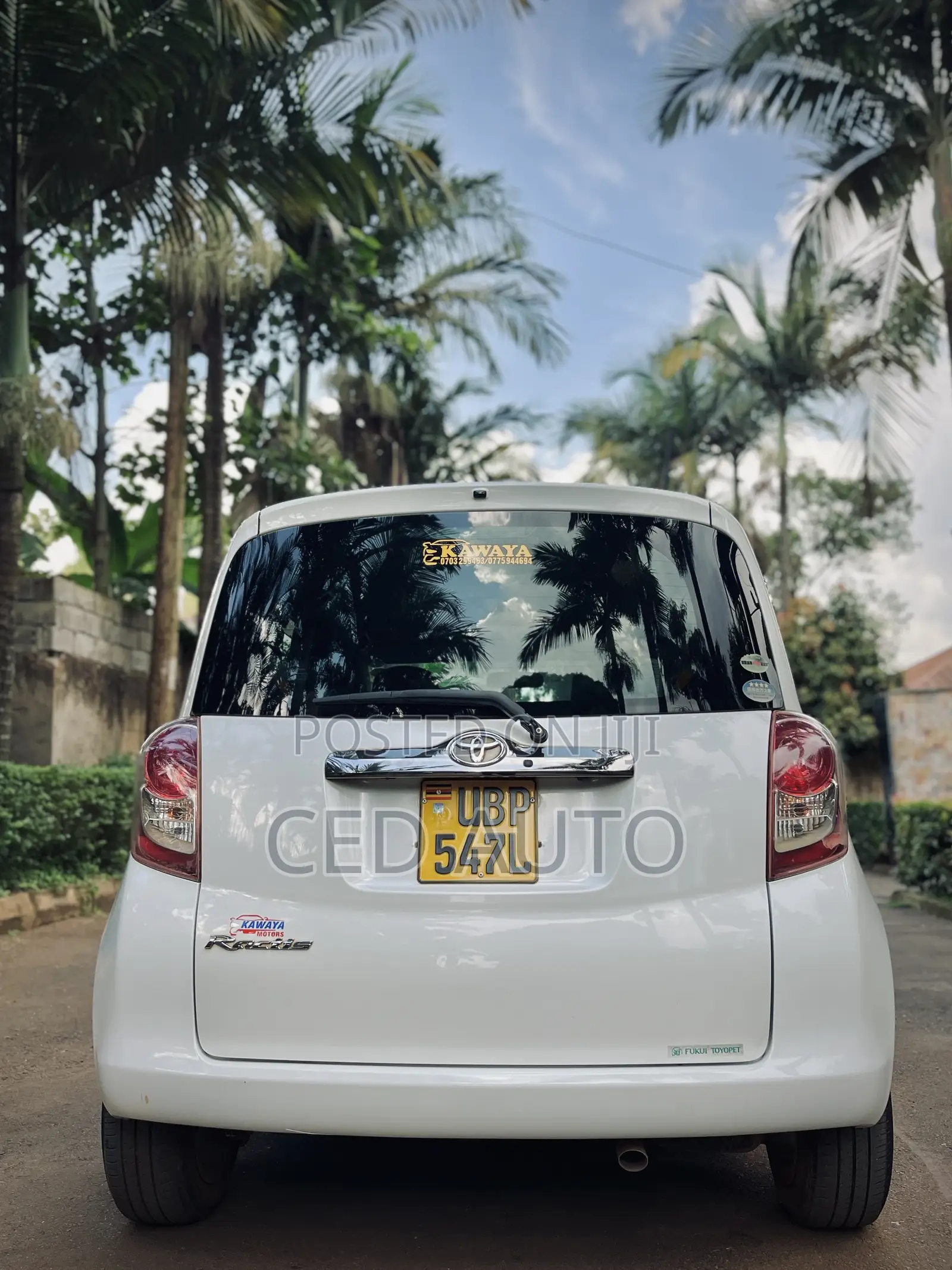 Toyota Ractis 2008 White