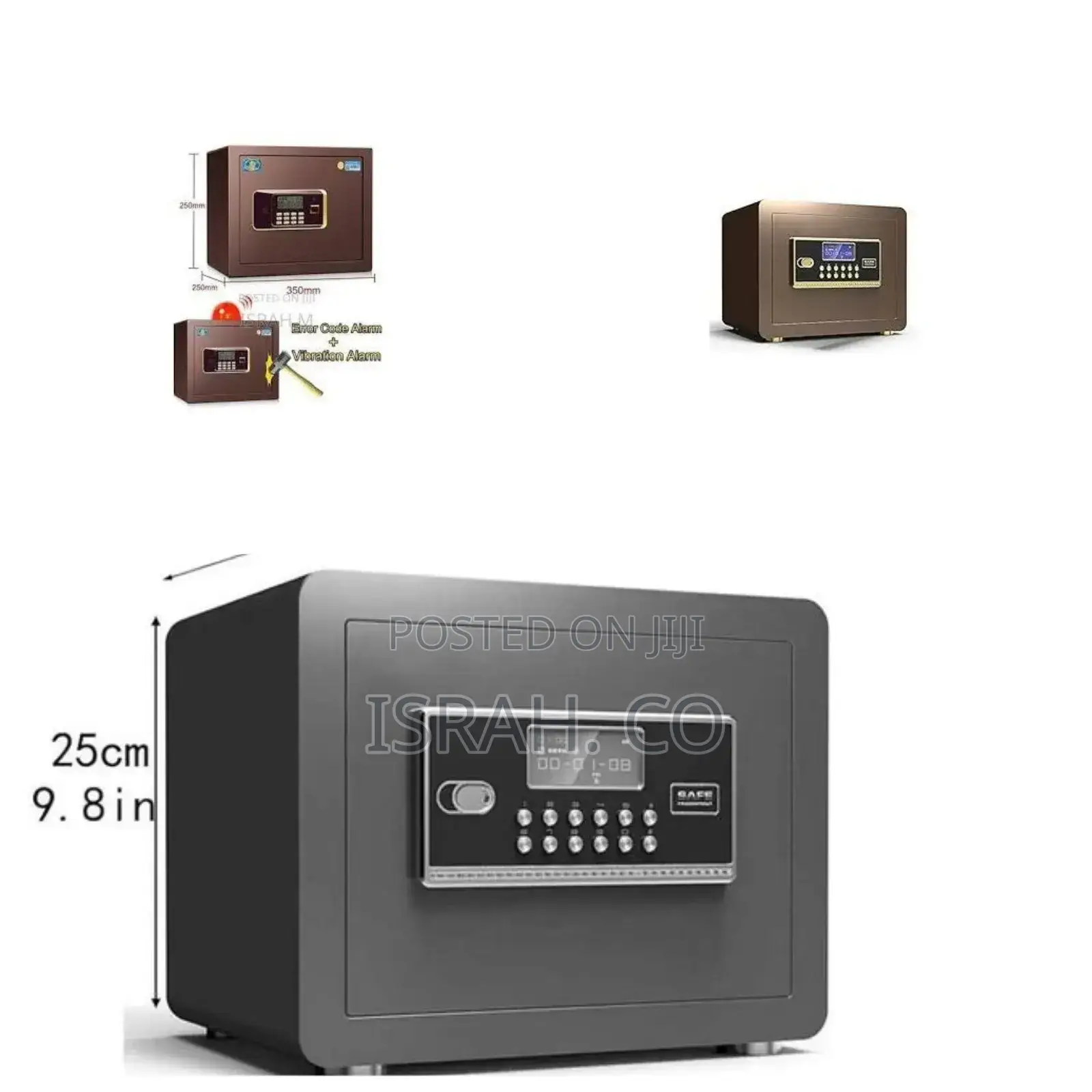 D25 Security Safe Box, Safe With Password Lock, Important
