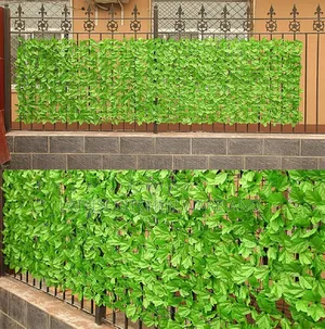 3metres Length Artificial Green Leaf Privacy Fence Screen