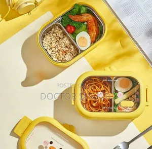 Cute Yellow Duck Stainless Steel Lunch Box