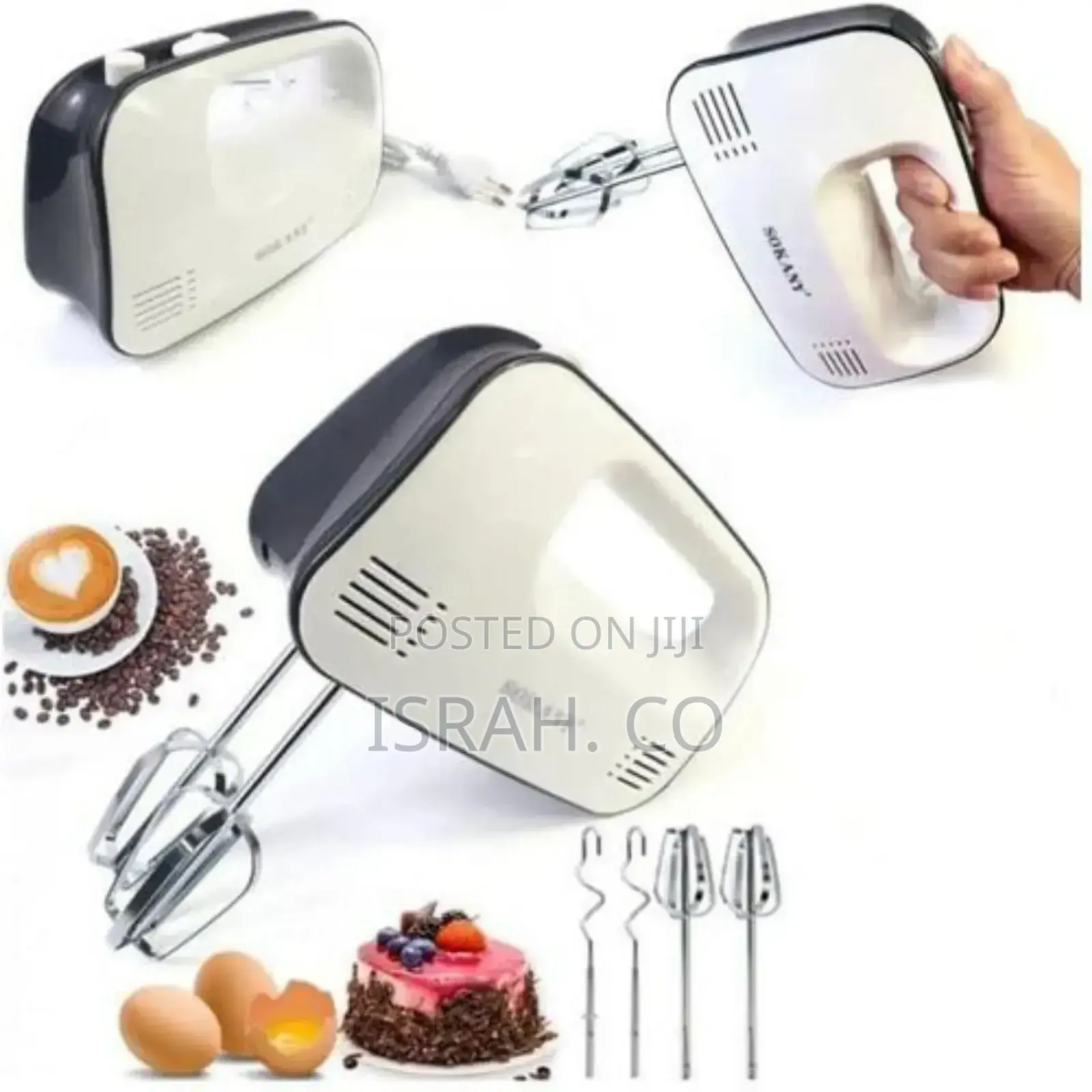 Sokany Hand Mixer Electric Power Handheld Dough