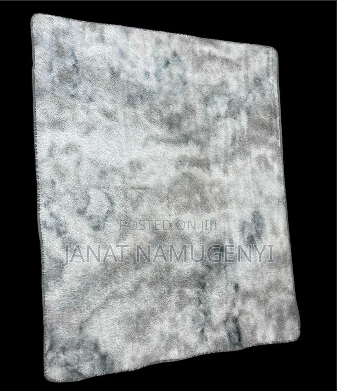 Light Grey Fur Carpet Available
