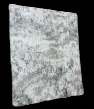 Light Grey Fur Carpet Available