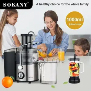 Sokany 800w Juicer 2-Speed+ Pulse 4 in 1 Juice Extractor