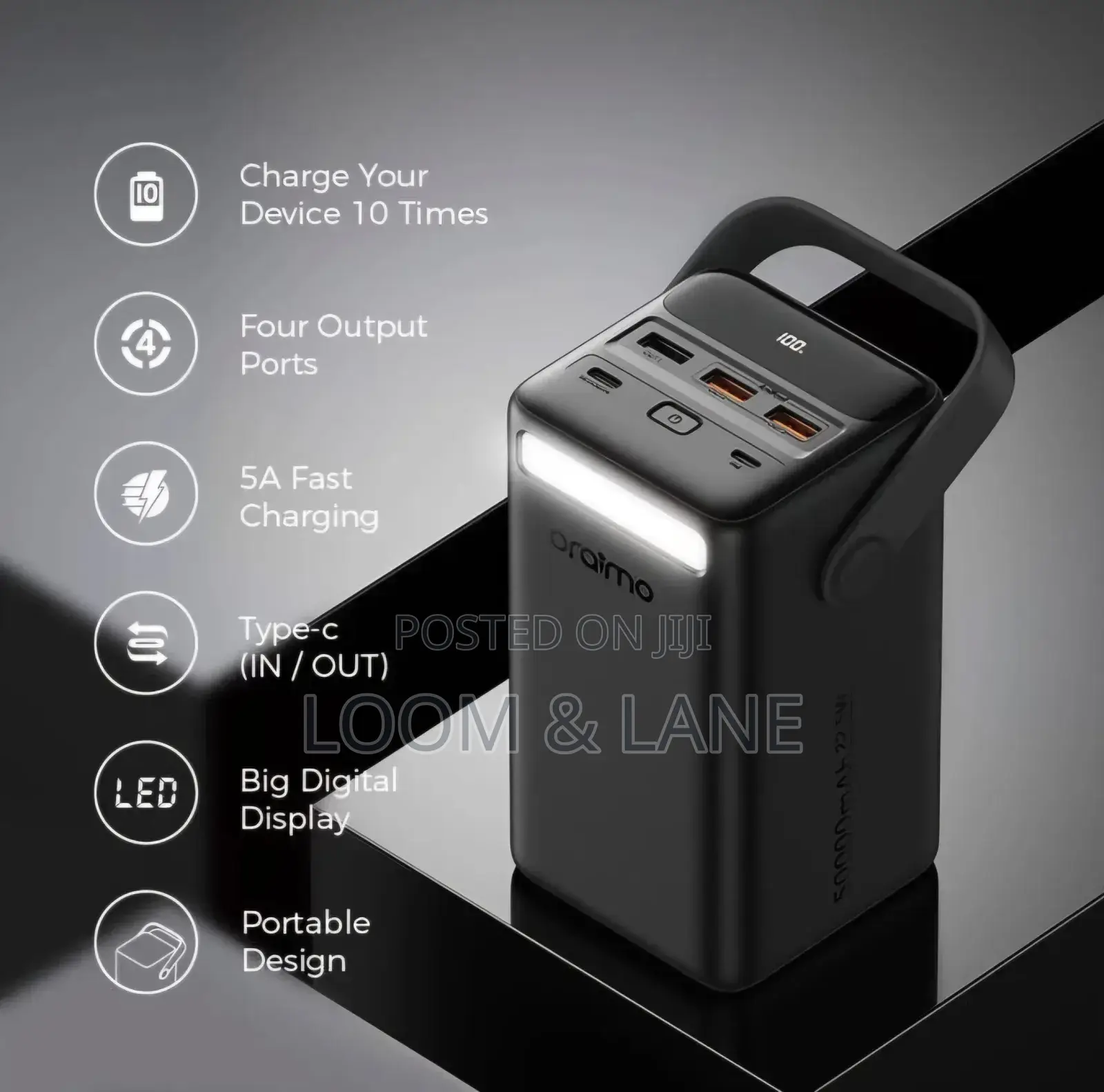 New Oraimo Power Bank 50000mah