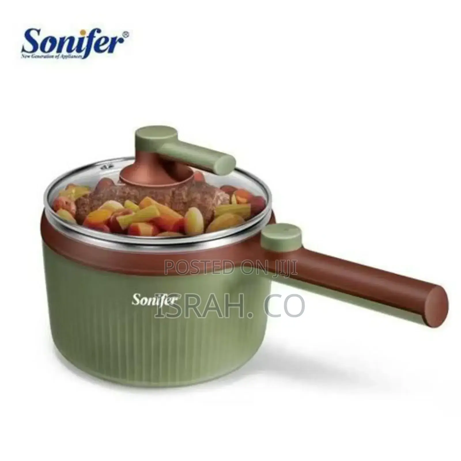 Sonifer 1.2l 2 Gears Stainless Steel Soup Noodle Pot
